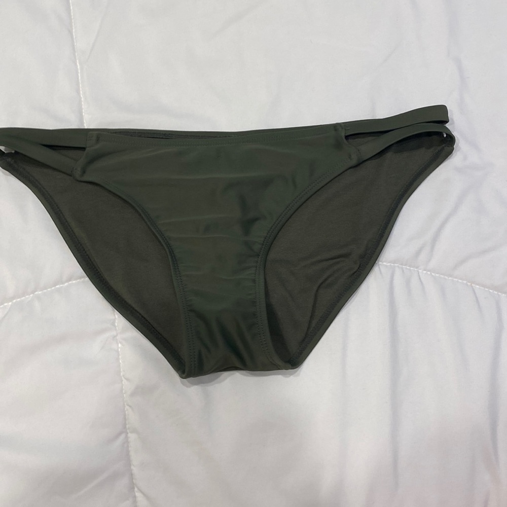 green bathing suit bottoms